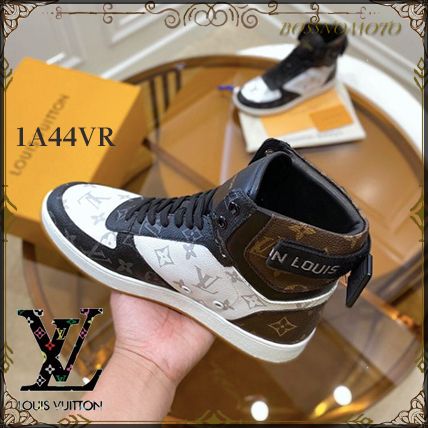 ルイヴィトン メンズ ハイカット スニーカー ☆リヴォリ 靴 (Louis 日本謹製 VUITTON ビトン ハイカット LV スニーカー 28cm スニーカー