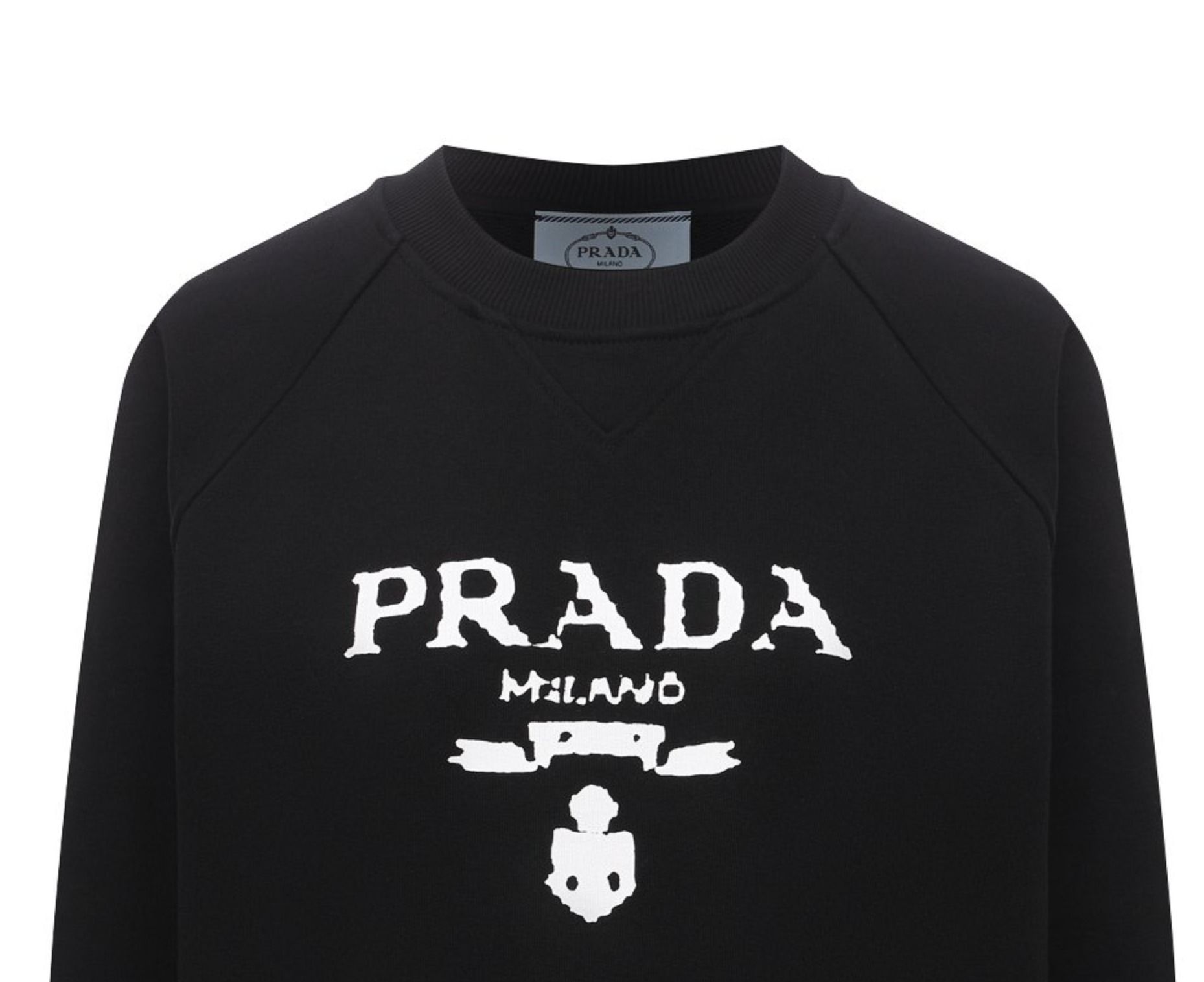 VIP価格☆PRADA☆ロゴプリント ジャージー スウェットシャツ (PRADA ...