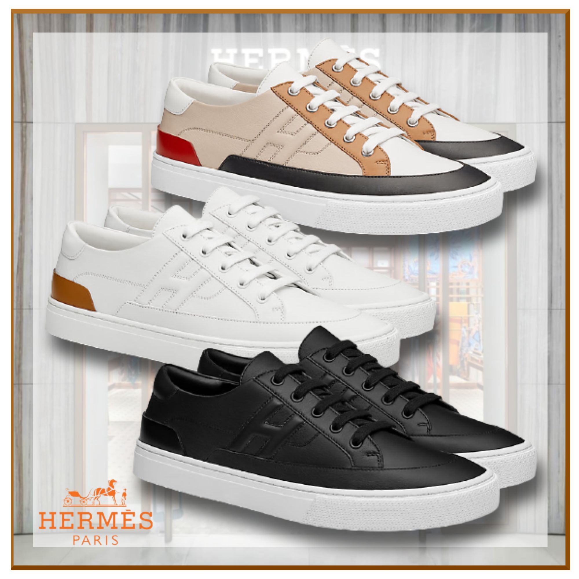 人気のディープ♪3色】エルメス スニーカー (HERMES/スニーカー 人気のディープ♪3色】エルメス スニーカー (HERMES/スニーカー