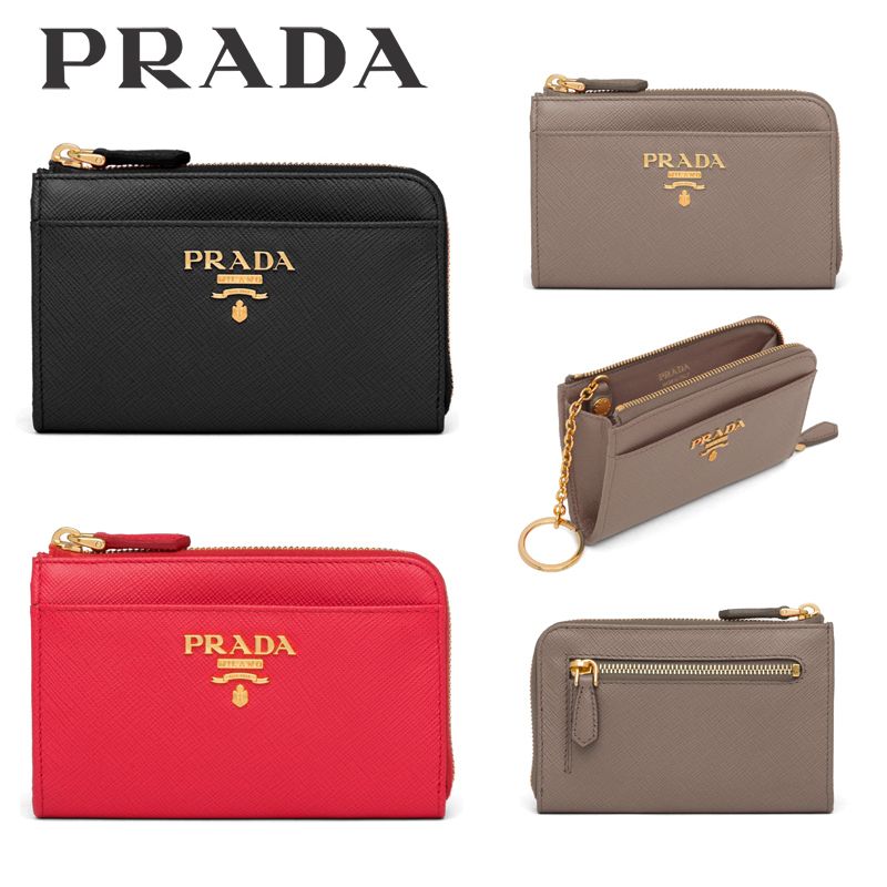 PRADA サフィアーノキーリング 1PP122 QWA F0002 (PRADA/キーホルダー ...