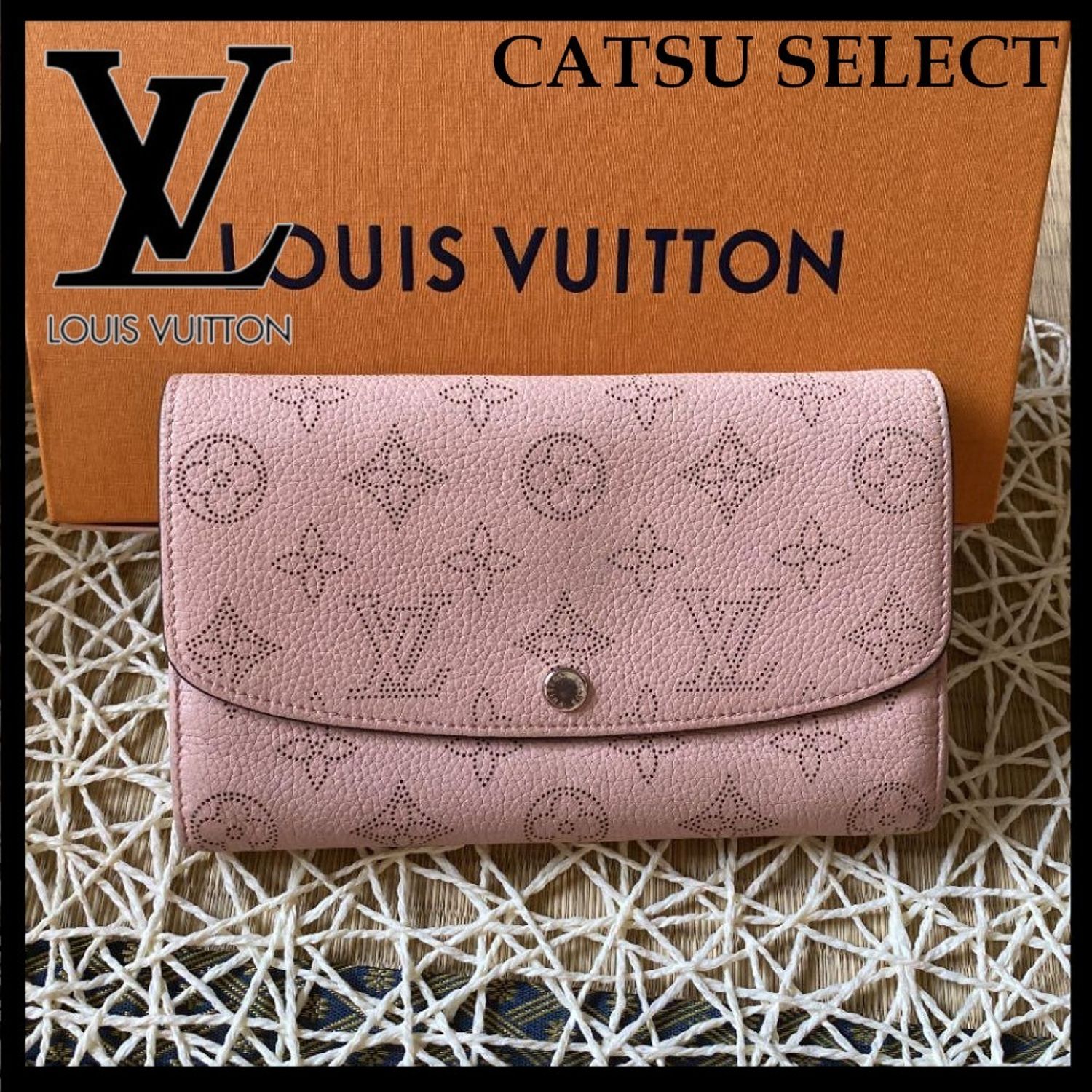 安心の国内発送 ルイヴィトン ピンク 2つ折り 長財布 Louis Vuitton 長財布 M Buyma