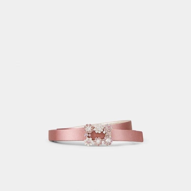 [Roger Vivier] 「フラワーストラス」バックル ベルト 三越伊勢丹 | Roger Vivier/ロジェ ヴィヴィエ通販 | 「フラワー
