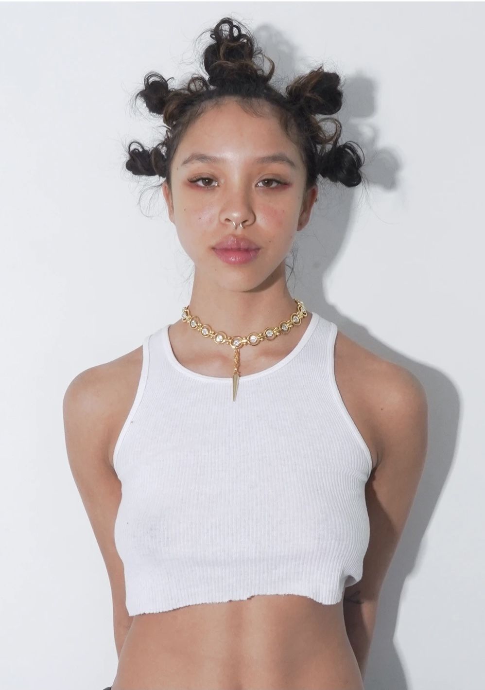 *日本未発売+セレブ着用ブランド* OHT NYC Gold Spike Necklace 日本未発売+セレブ着用ブランド* OHT NYC Gold Spike Necklace