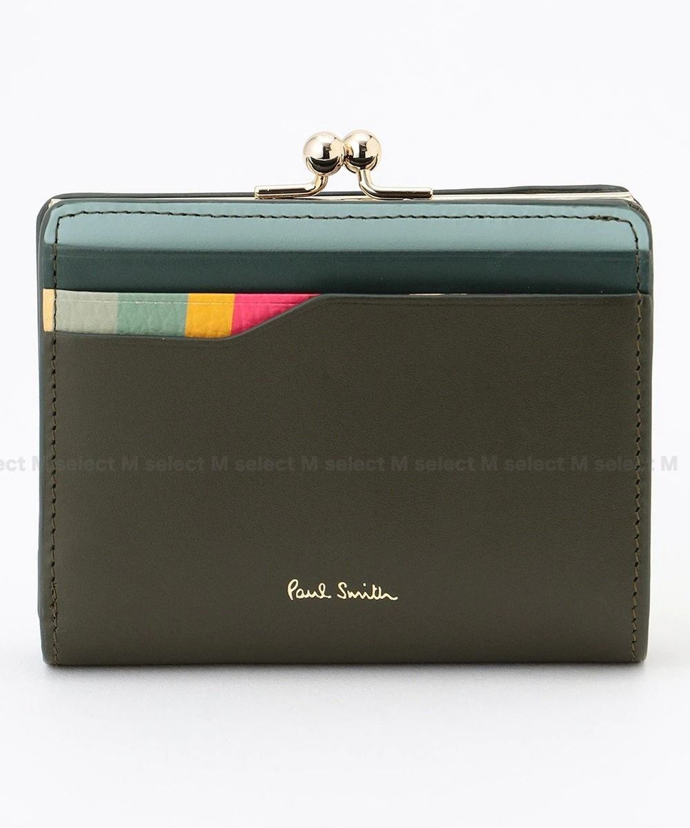 ギフトにも☆【Paul Smith】ストライプスロット ミニ財布 (Paul Smith