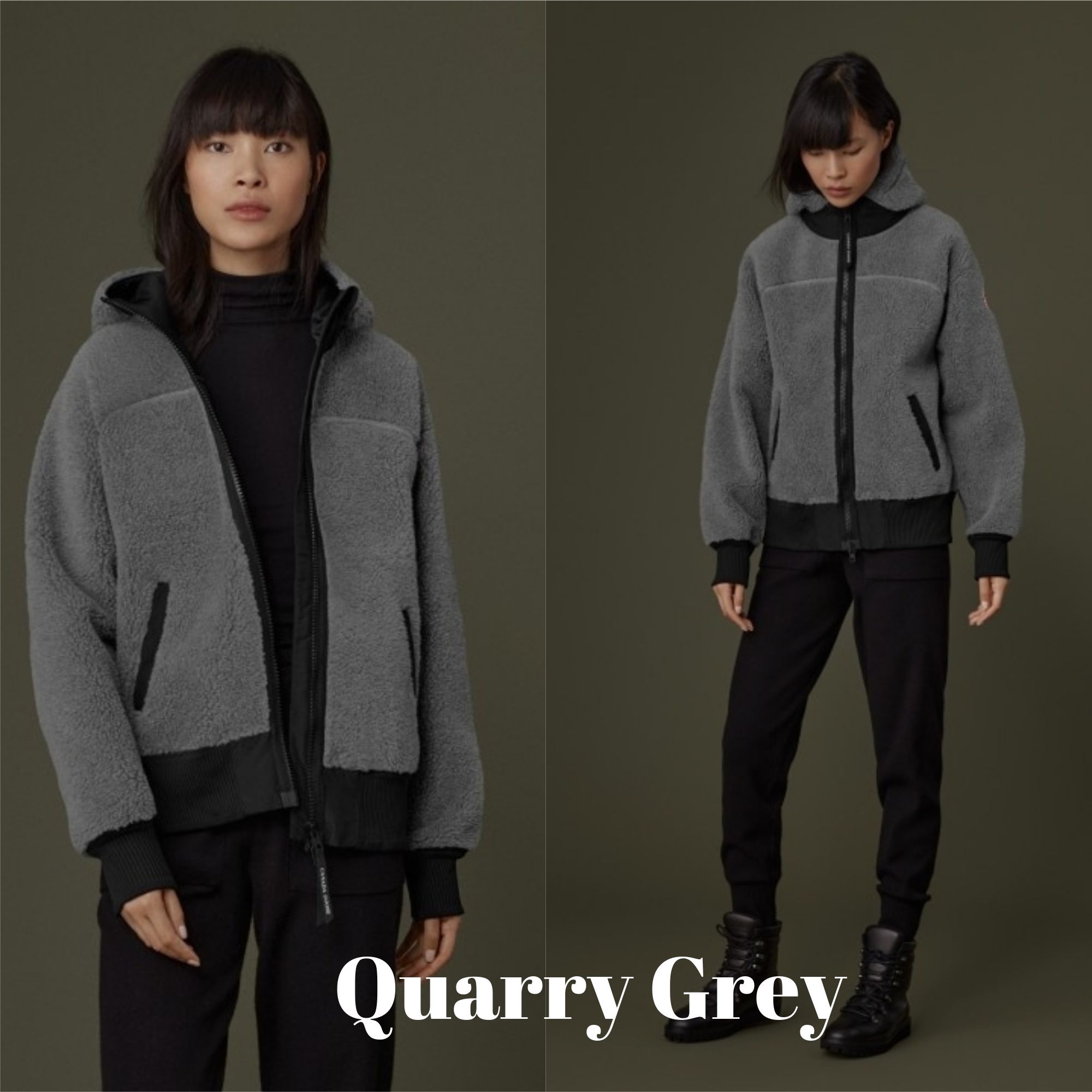 CANADA GOOSEフリース・フーディ SIMCOE OVERSIZED FLEECE HOODY ...