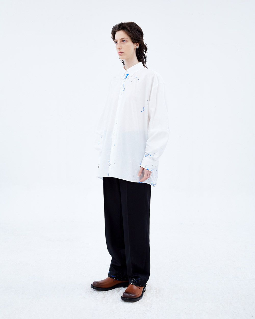 21FW ☆アーダーエラー シャツ ADER ERROR Shirt Splash shirt 21FW ☆アーダーエラー シャツ ADER ERROR Shirt Splash shirt