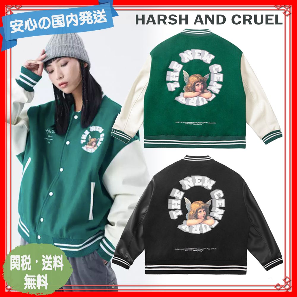 関送込☆HARSH AND CRUEL 3D エンジェル ジャケット スタジャン (HARSH 関送込☆HARSH AND CRUEL 3D エンジェル ジャケット スタジャン (HARSH