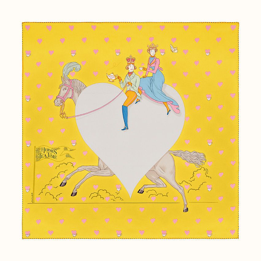 人気】HERMES エルメス ☆ カレ70 スカーフ ティータイム (HERMES ...