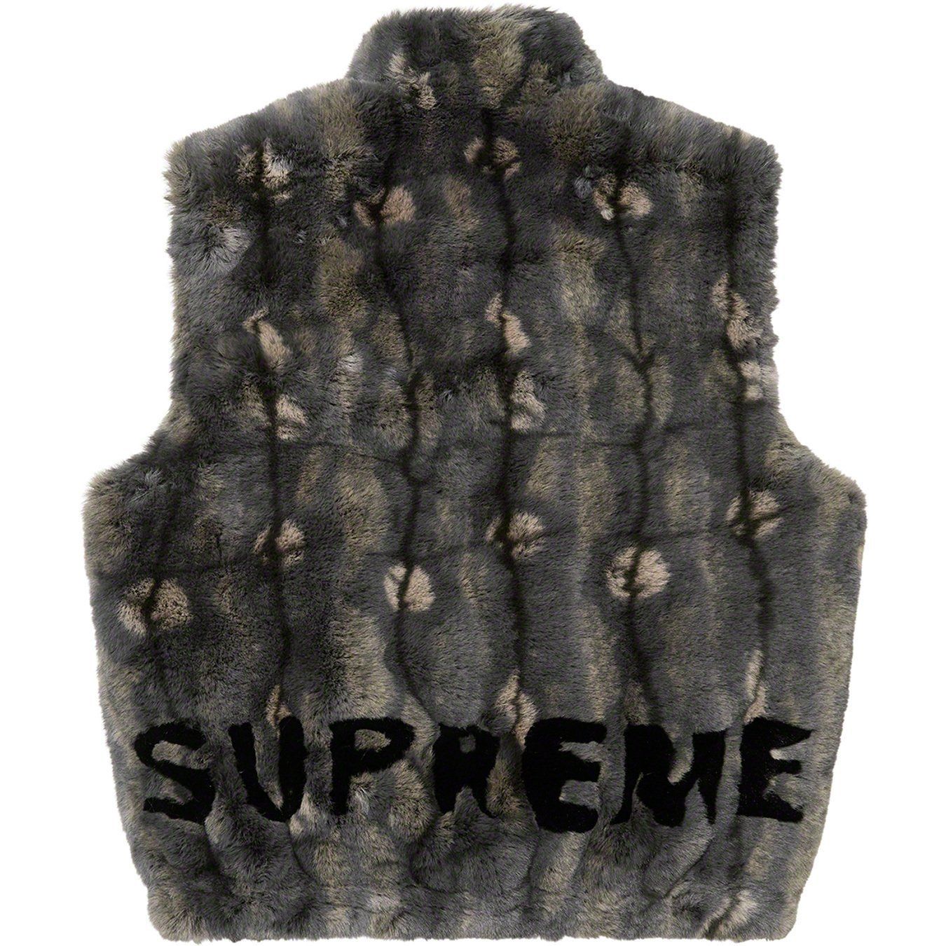 関税込 21AW Week2 Supreme Faux Fur Hooded Vest ファーベスト 関税込 21AW Week2 Supreme Faux Fur Hooded Vest ファーベスト
