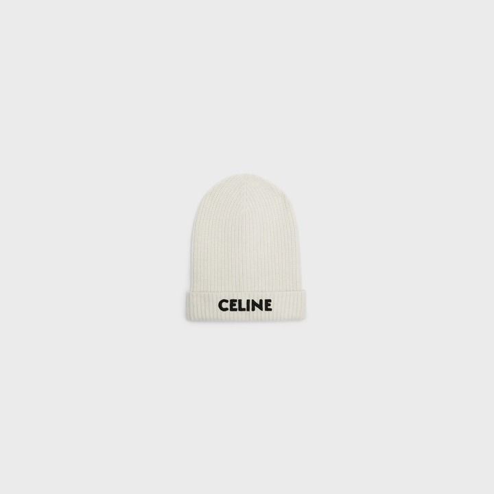 新作21-22AWセリーヌ CELINEエンブロイダリー ニット帽 直営店 (CELINE ...