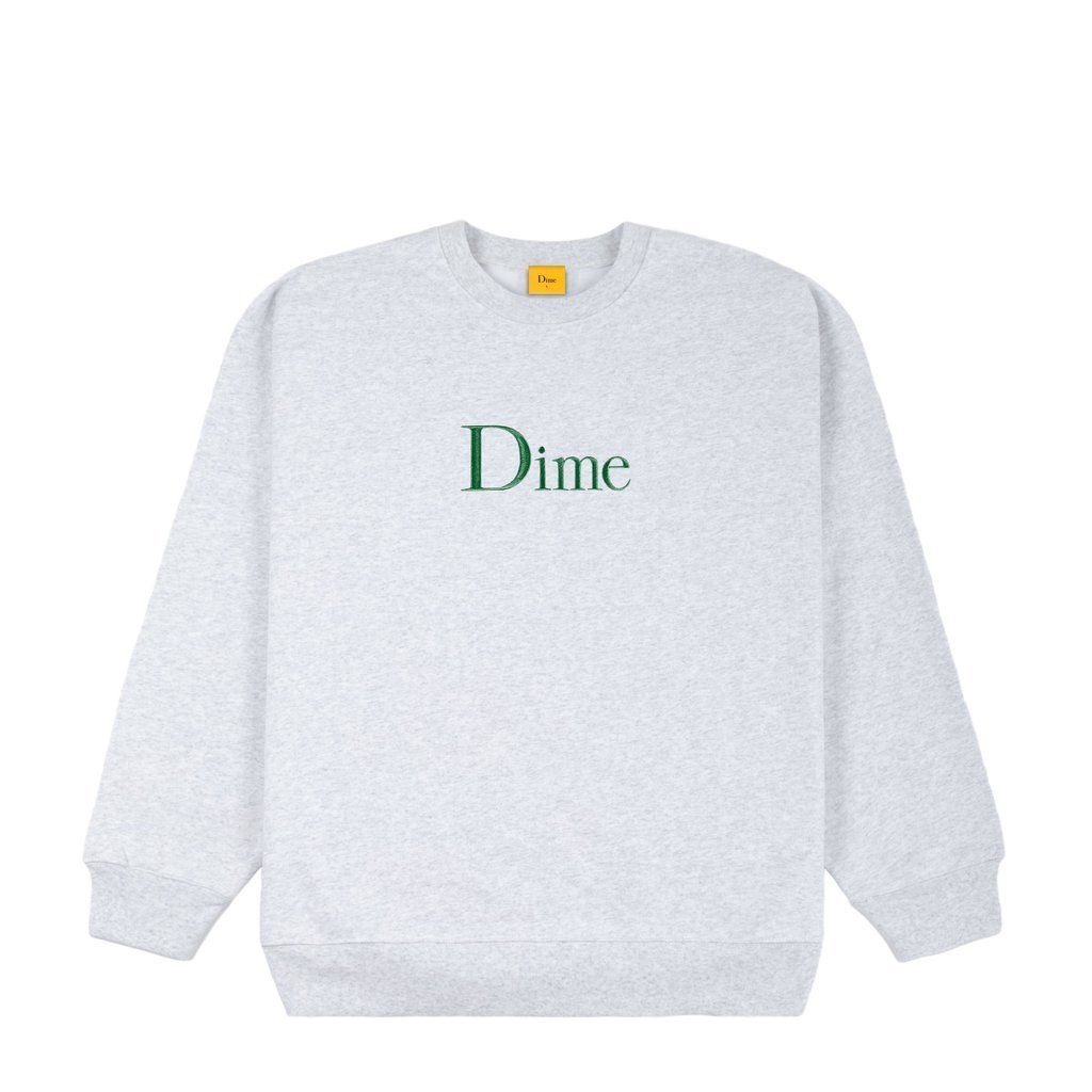 ◆関税込◆Dime◆クラシック スモール ロゴ クルーネック DIME スウェット クラシック刺繍 クルーネック