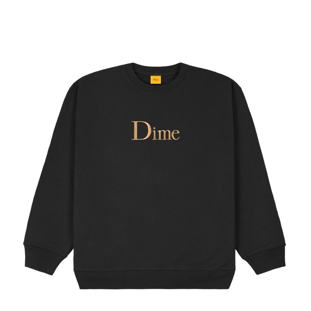 【Dime】classic スモール ロゴ クルーネック◆送料無料◆ Dime Classic Small Logo Crewneck / Natural (ダイム クルー