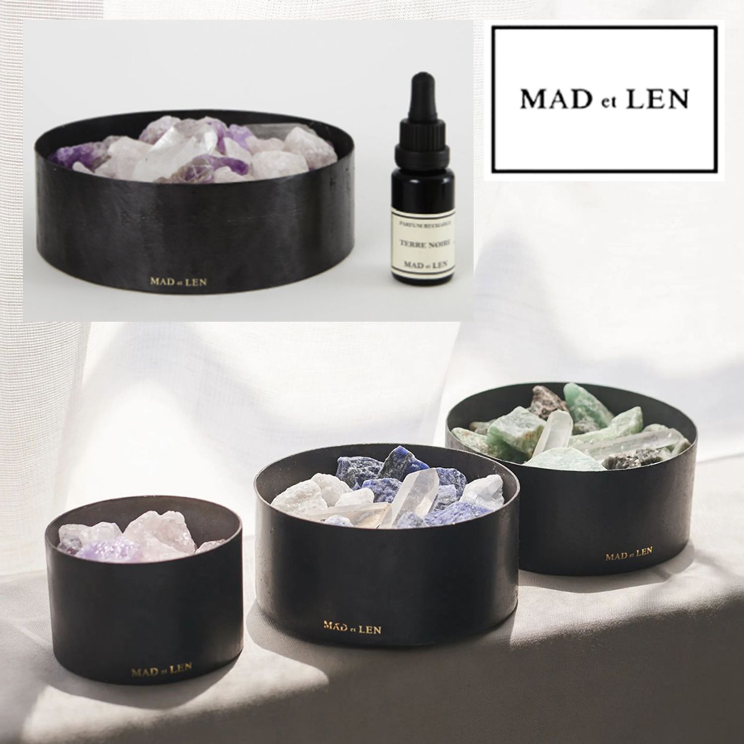 マドエレン ルームフレグランス お洒落アート天然石フレグランス Mad Et Len ルームフレグランス Buyma