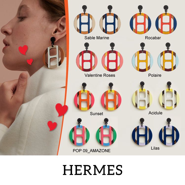 人気】HERMES エルメス ☆ H Equipe バッファローホーンピアス (HERMES 人気】HERMES エルメス ☆ H Equipe バッファローホーンピアス (HERMES