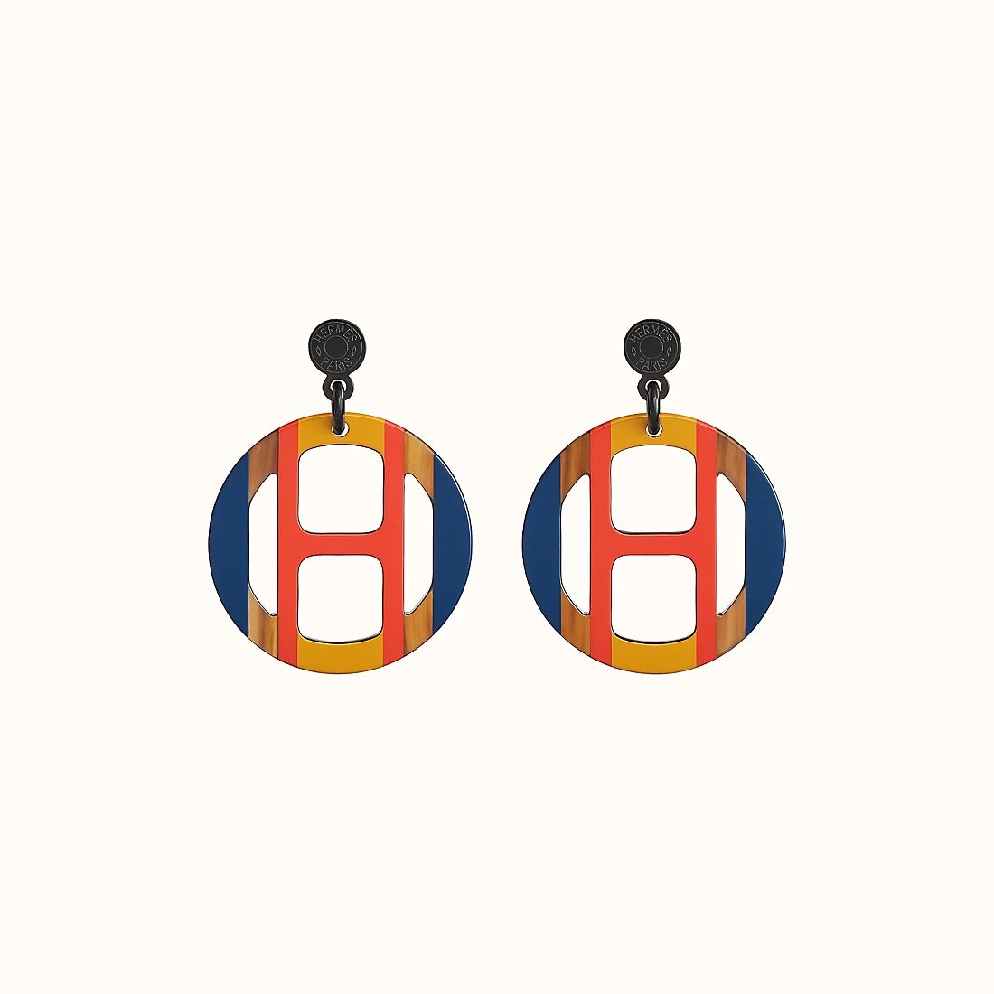 人気】HERMES エルメス ☆ H Equipe バッファローホーンピアス (HERMES 人気】HERMES エルメス ☆ H Equipe バッファローホーンピアス (HERMES