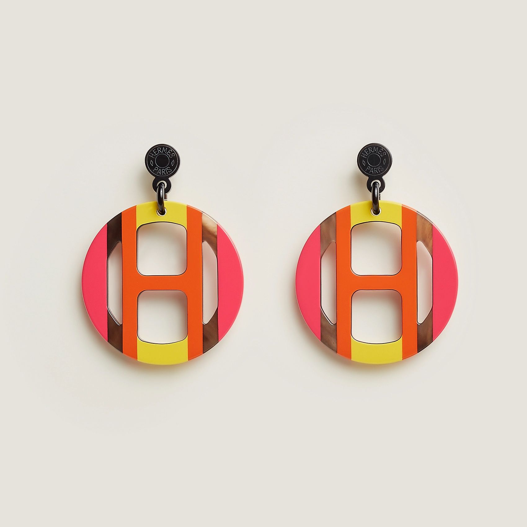 人気】HERMES エルメス ☆ H Equipe バッファローホーンピアス (HERMES 人気】HERMES エルメス ☆ H Equipe バッファローホーンピアス (HERMES