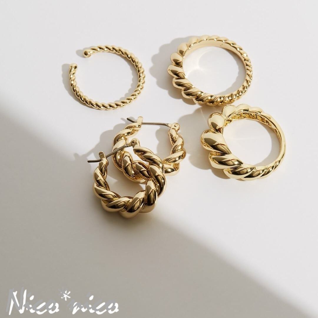＊ana luisa＊ツイストフープ ピアス 14K PARIS MINI＊送関込 Twisted Hoop Earrings - Paris Mini | Ana Luisa | Online