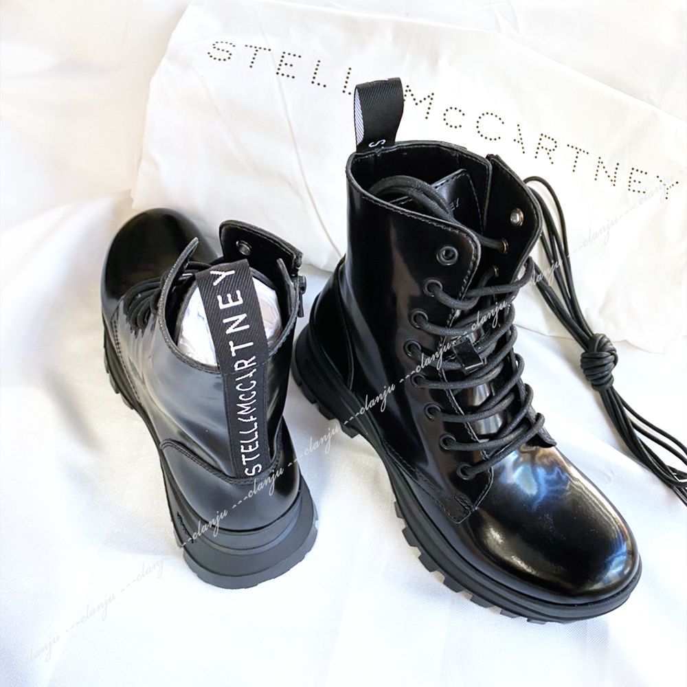ステラマッカートニー トレース ロゴ ブーツ (Stella McCartney ...