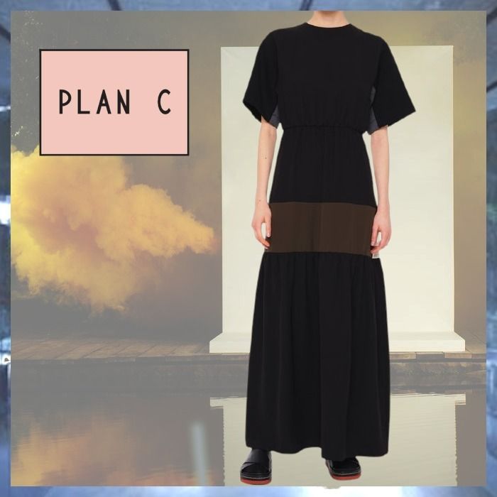 PLAN C プランシー バイカラーフーディー ドレス - whirledpies.com PLAN C プランシー バイカラーフーディー ドレス - whirledpies.com