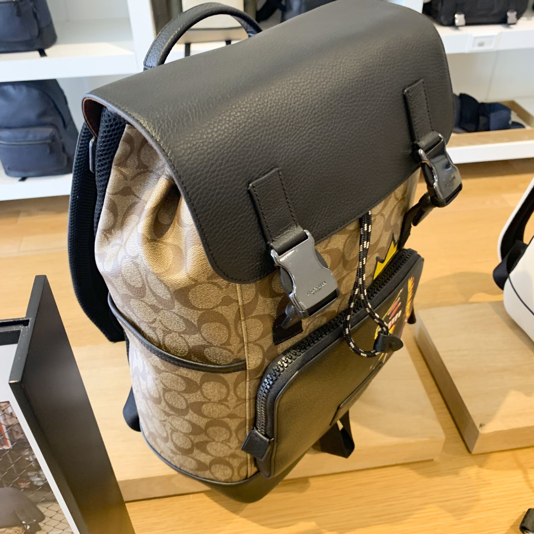 COACH x バスキア】○限定コラボ○ストリートアート○リュック (Coach COACH x バスキア】○限定コラボ○ストリートアート○リュック (Coach