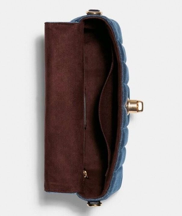 セールCoachマーリーキルティングデニム2wayトップハンドル セールCoachマーリーキルティングデニム2wayトップハンドル