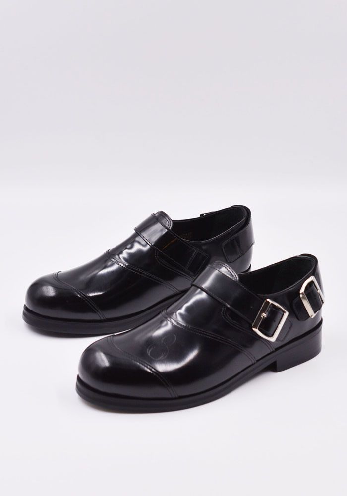 正規店出品】STEFAN COOKE LEATHER BIKER SHOES BLACK (Stefan Cooke