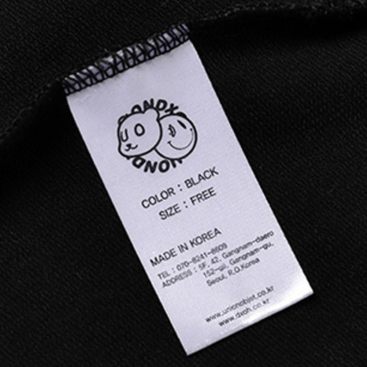 ★DXOH★BASIC LOGO LONG SLEEVE [BLACK]★正規品/韓国直送料込 ☆DXOH☆BASIC LOGO LONG SLEEVE [BLACK]☆正規品/韓国直送料込