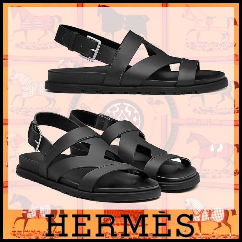 エルメス サンダル カーフスキン ラバー (HERMES/サンダル エルメス サンダル カーフスキン ラバー (HERMES/サンダル