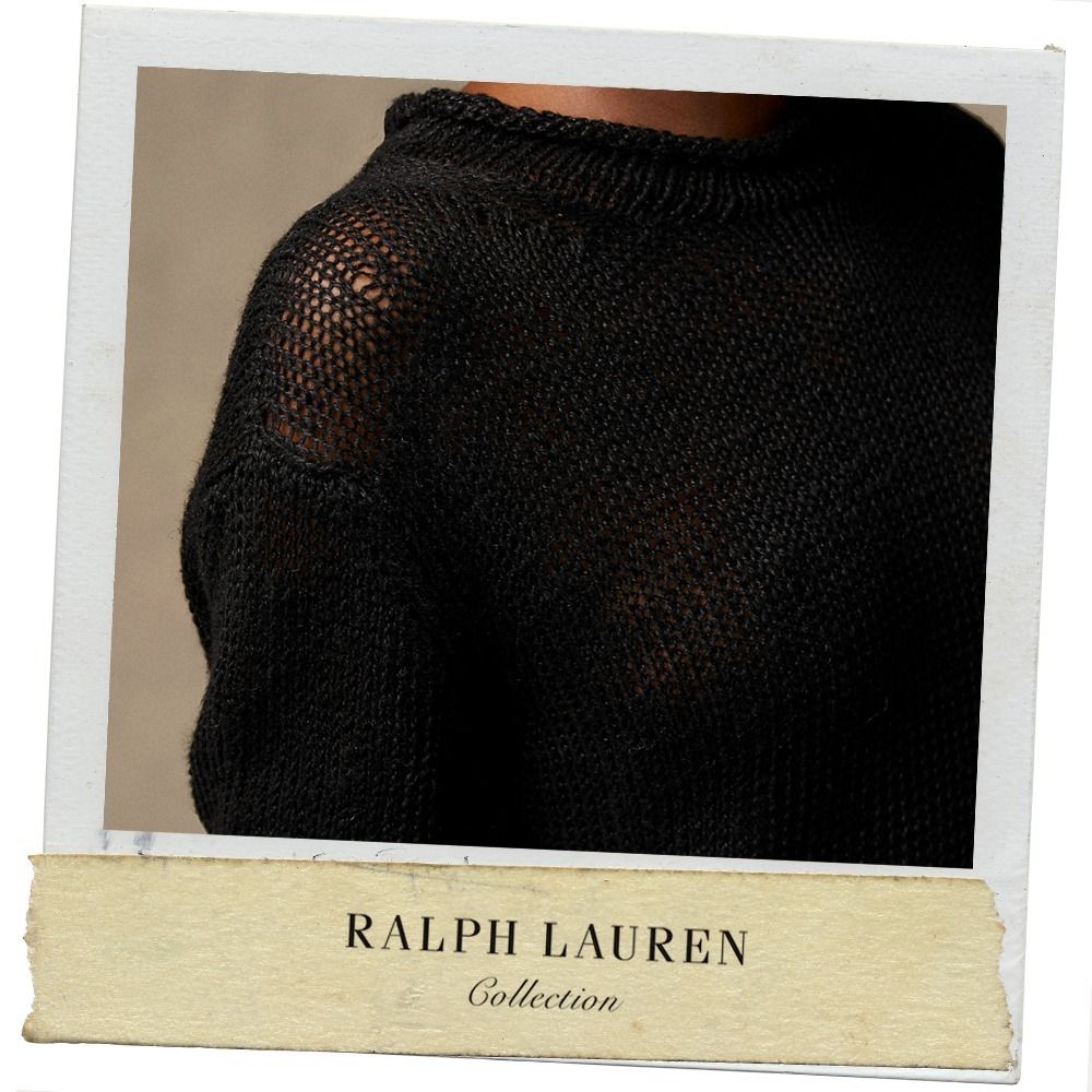 ☆Ralph Lauren Collection☆ リネンロールモックネックセーター ☆Ralph Lauren Collection☆ リネンロールモックネックセーター