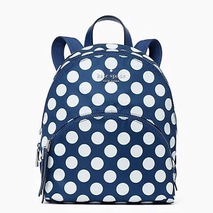セールkate spade Karissaドットミディアムナイロンバックパック (kate セールkate spade Karissaドットミディアムナイロンバックパック (kate