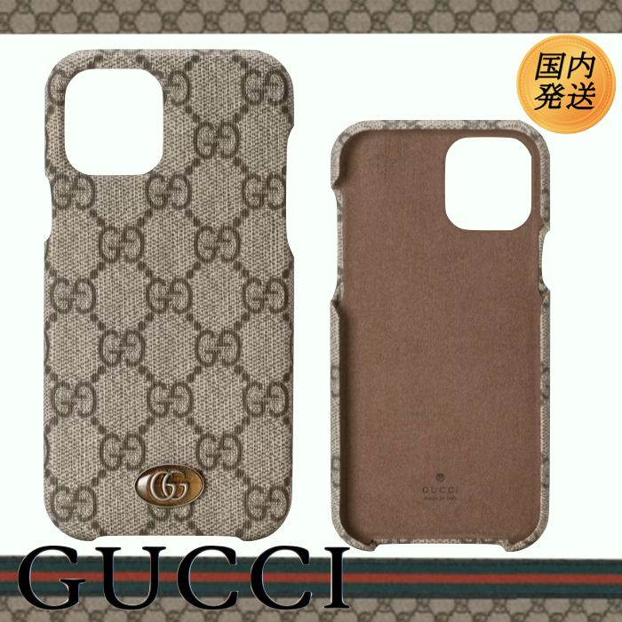 在庫一掃】 未使用級✨GUCCI iPhone 12&12PRO スマホケース オフィ