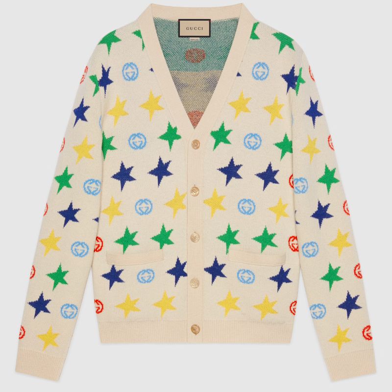 GUCCI☆スター ウールカーディガン☆すぐ届く! (GUCCI/カーディガン GUCCI☆スター ウールカーディガン☆すぐ届く! (GUCCI/カーディガン