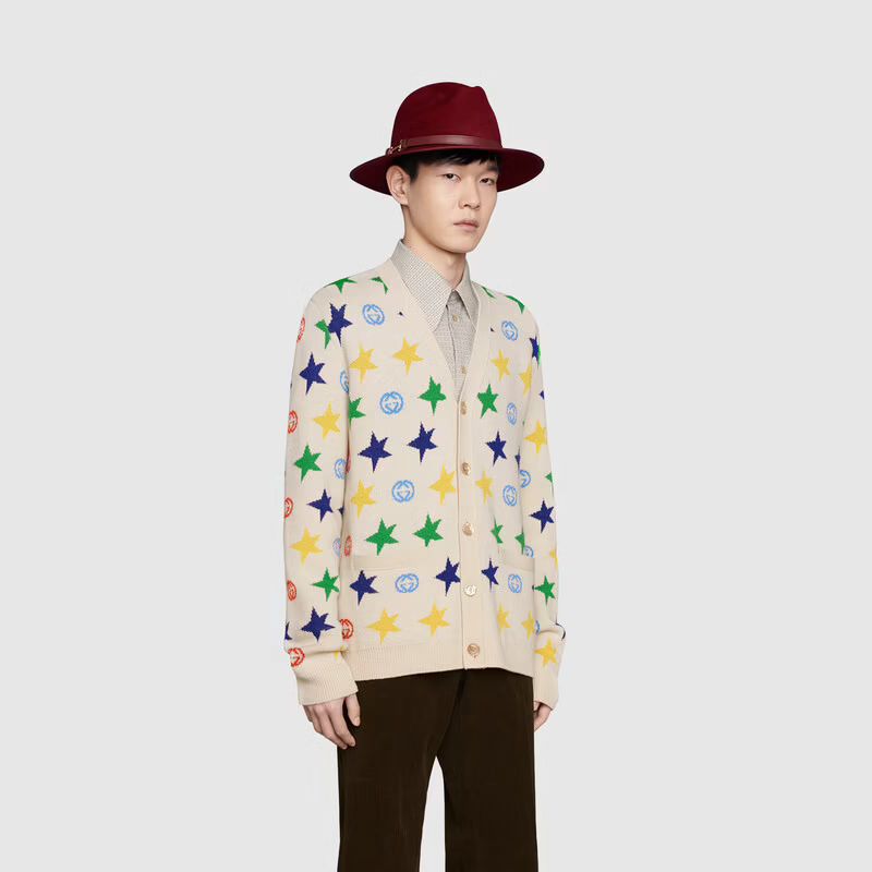 GUCCI☆スター ウールカーディガン☆すぐ届く! (GUCCI/カーディガン GUCCI☆スター ウールカーディガン☆すぐ届く! (GUCCI/カーディガン