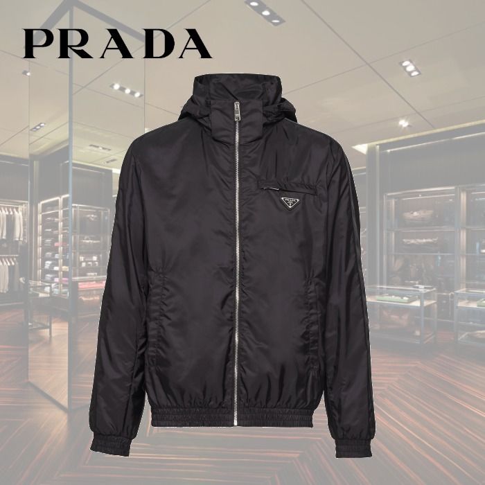 21AW】Re Nylon フード付 ジャケット ◇プラダ◇ (PRADA/ジャケット