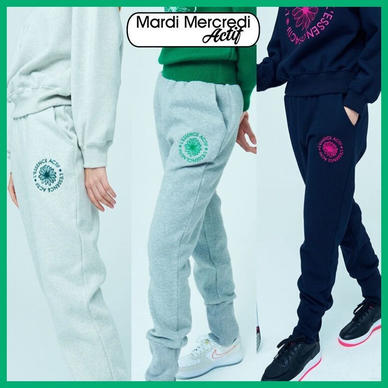 Mardi Mercredi Actif】EMBLEM SWEAT JOGGER PANTS (Mardi Mercredi Mardi Mercredi Actif】EMBLEM SWEAT JOGGER PANTS (Mardi Mercredi