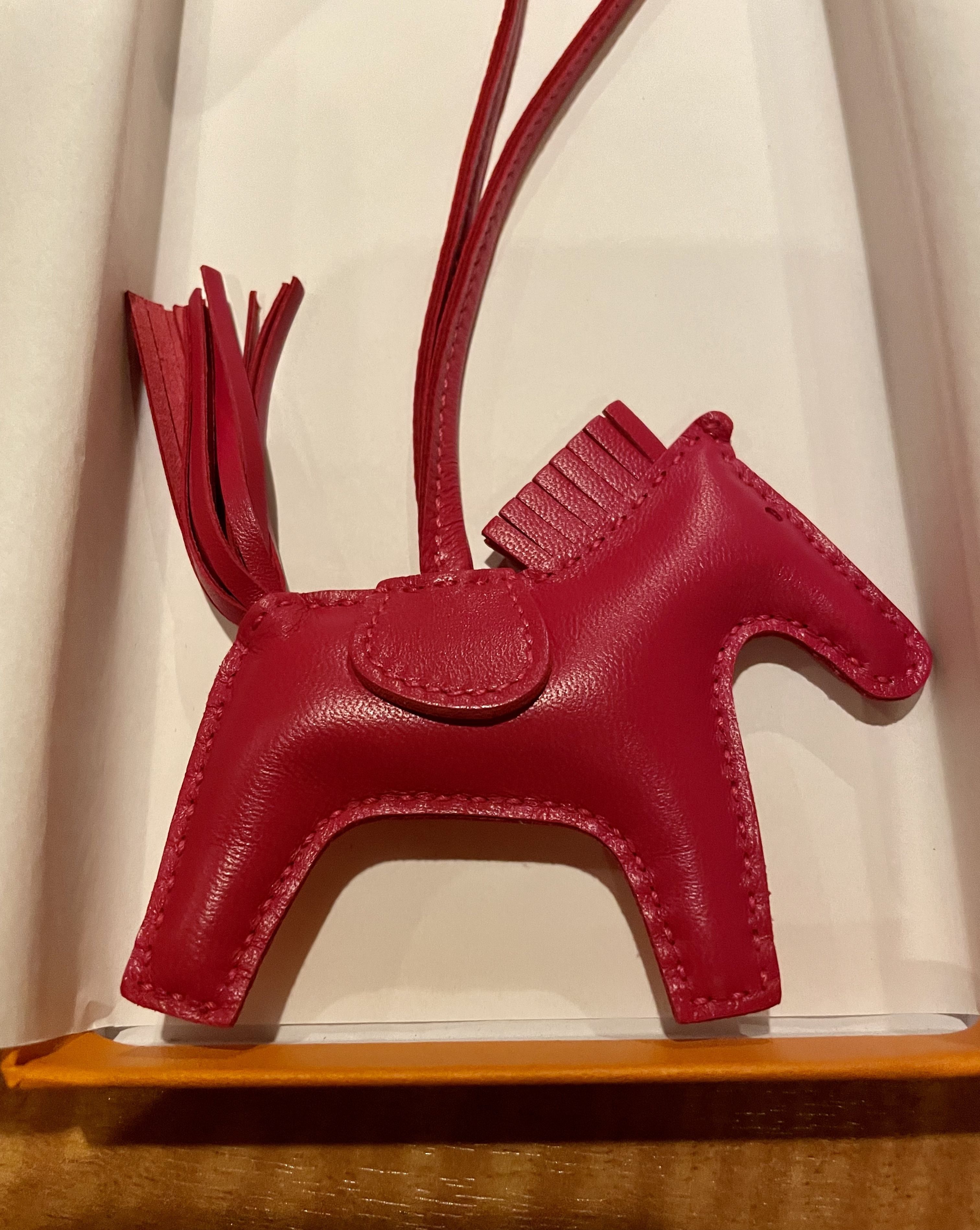 手元に在庫有☆HERMES☆レザー バッグチャーム ロデオチャームPM ...