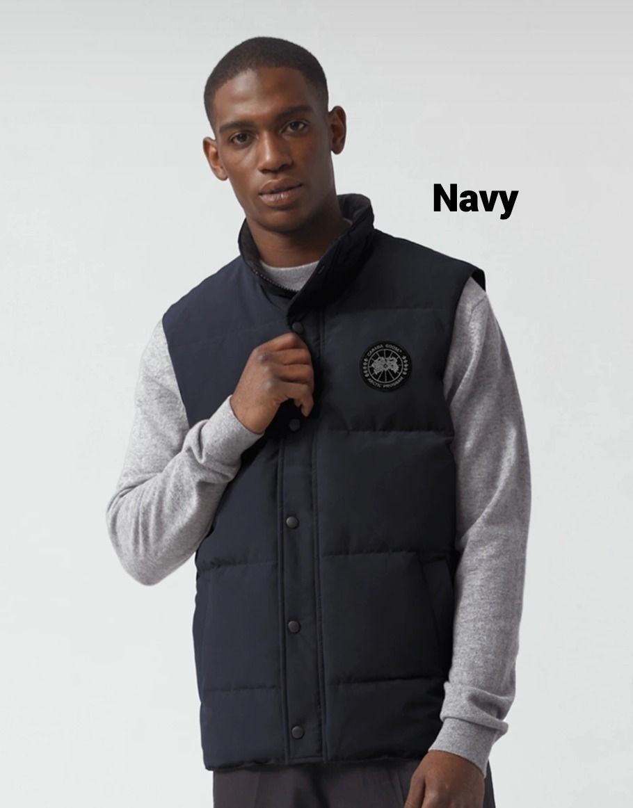 CANADA GOOSE 撥水 ダウンベスト GARSON VEST BLACK LABEL (CANADA