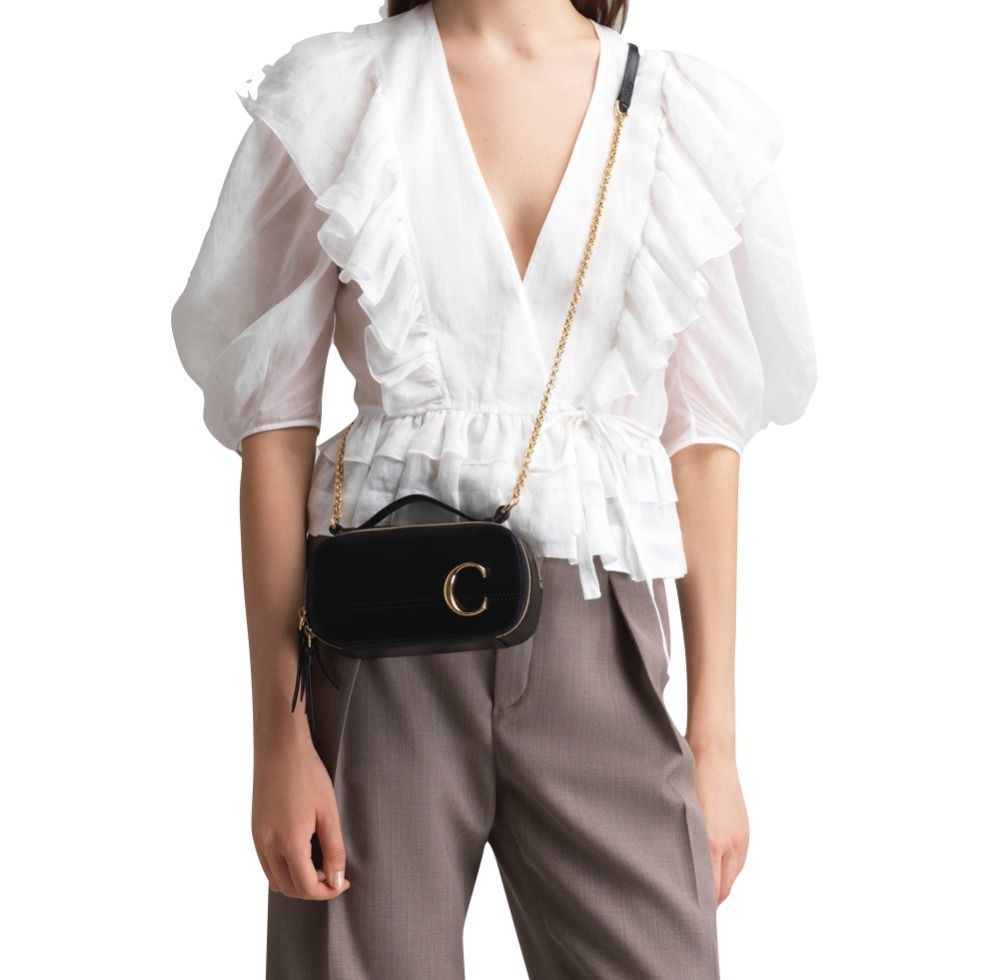 大人気☆Chloe☆「CHLOE C」ヴァニティミニバッグ ショルダー (Chloe