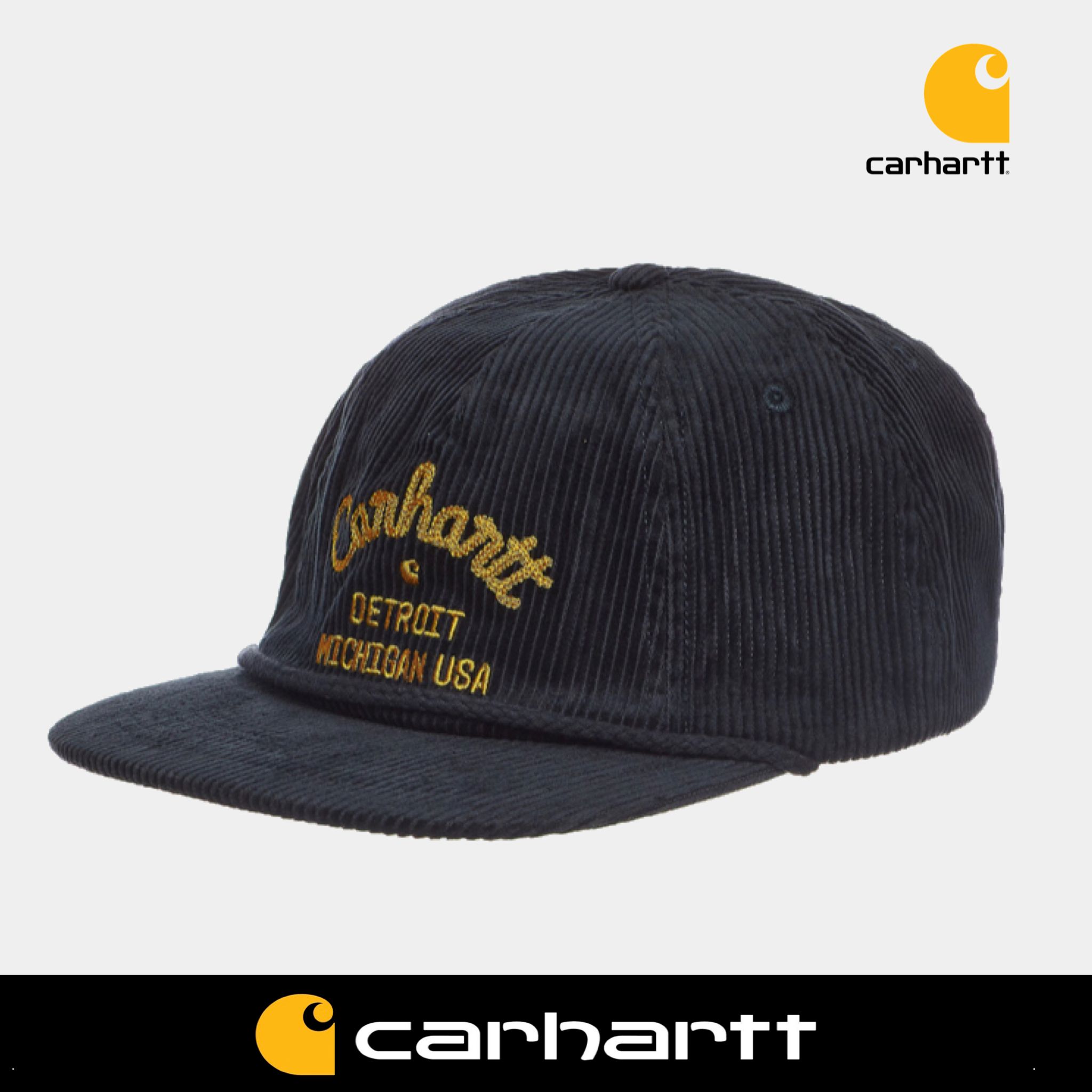 ドイツ発【Carhartt】ロゴ コーデュロイ キャップ / 送料無料 ドイツ発【Carhartt】ロゴ コーデュロイ キャップ / 送料無料