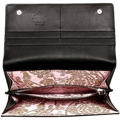 Vivienne Westwood NAPPA フラップ長財布 51040001 BLACK (Vivienne ...