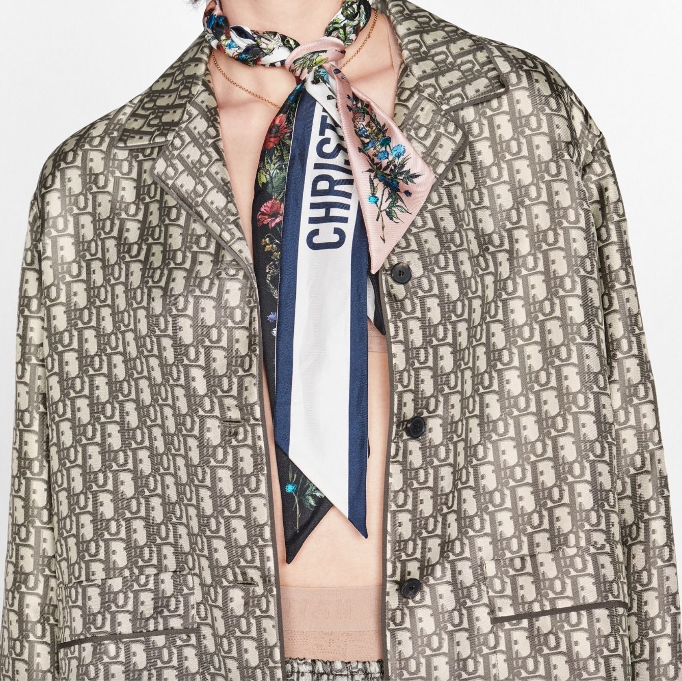 新作【Dior】D-MILLEFIORI ミッツァ スカーフ☆3色展開 (Dior/スカーフ ...