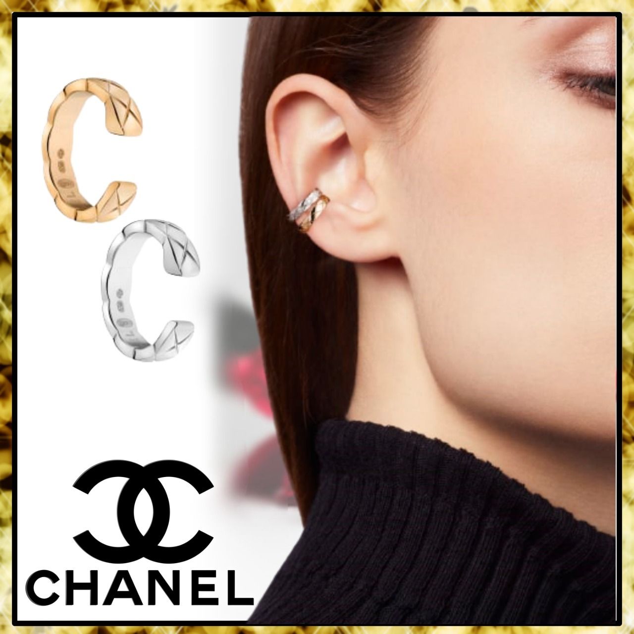 最新作売れ筋が満載 イヤーカフ CHANEL - イヤリング - alrc.asia