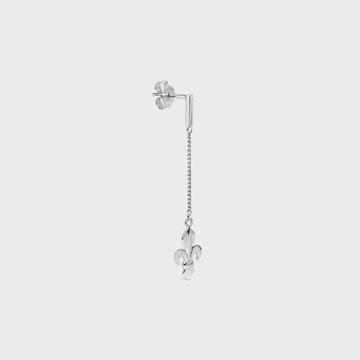 【CELINE】21AW TEEN KNIGHT POEM フルール ド リス ピアス 片耳 【CELINE】21AW TEEN KNIGHT POEM フルール ド リス ピアス 片耳