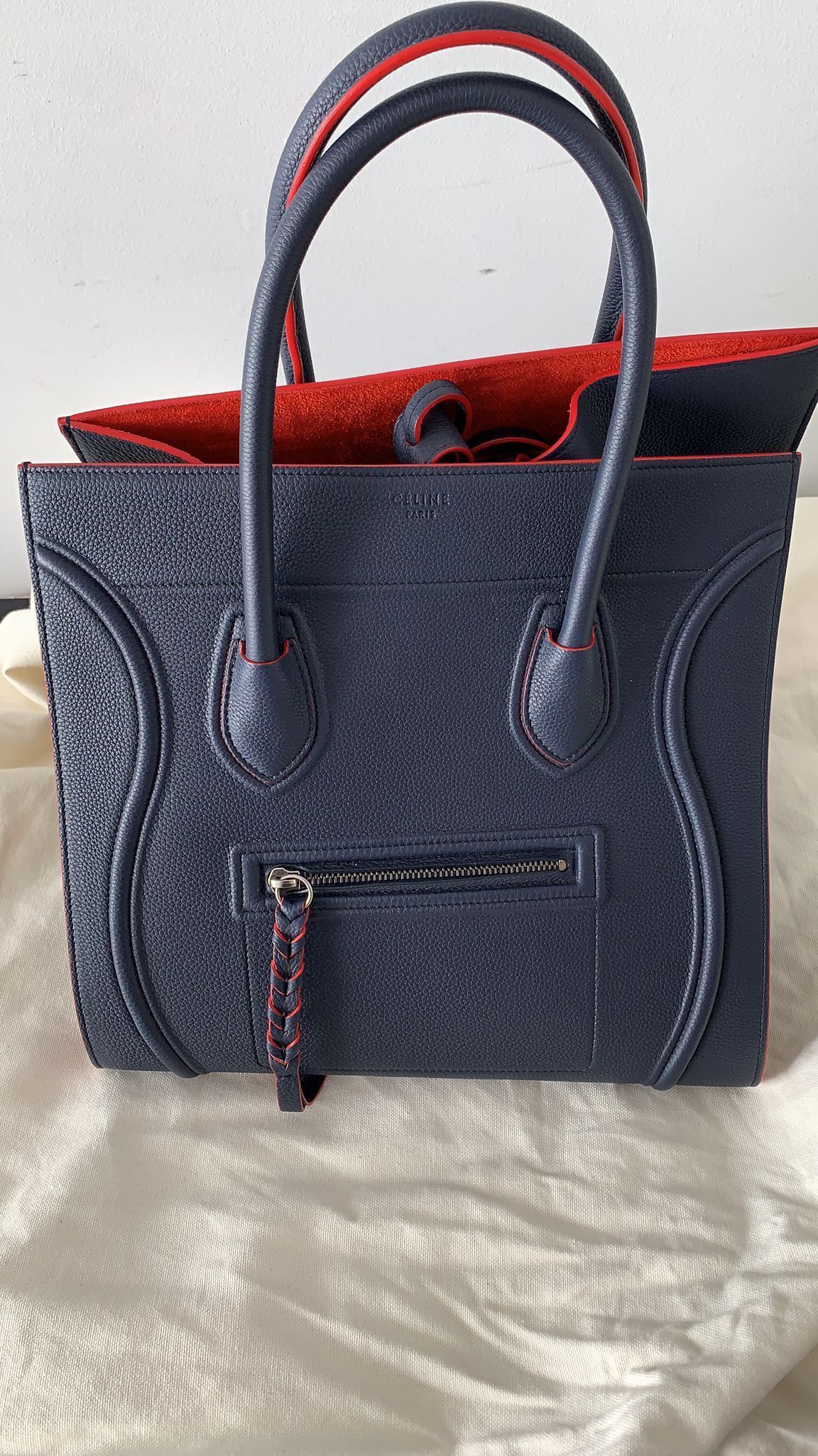 日本完売!希少品】CELINE☆ラゲージファントムレッド×ブルー (CELINE ...