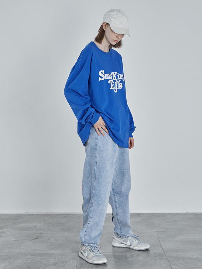 【送関込】HARSH AND CRUEL★ Smoking Kills 長袖 Tシャツ 【送関込】HARSH AND CRUEL★ Smoking Kills 長袖 Tシャツ