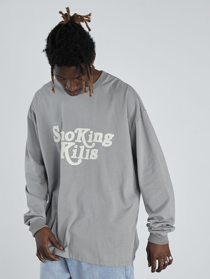 送関込】HARSH AND CRUEL☆ Smoking Kills 長袖 Tシャツ (HARSH AND 送関込】HARSH AND CRUEL☆ Smoking Kills 長袖 Tシャツ (HARSH AND