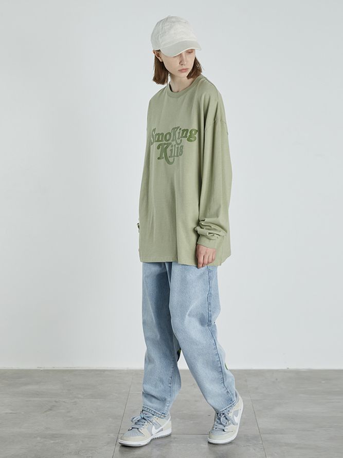 送関込】HARSH AND CRUEL☆ Smoking Kills 長袖 Tシャツ (HARSH AND 送関込】HARSH AND CRUEL☆ Smoking Kills 長袖 Tシャツ (HARSH AND
