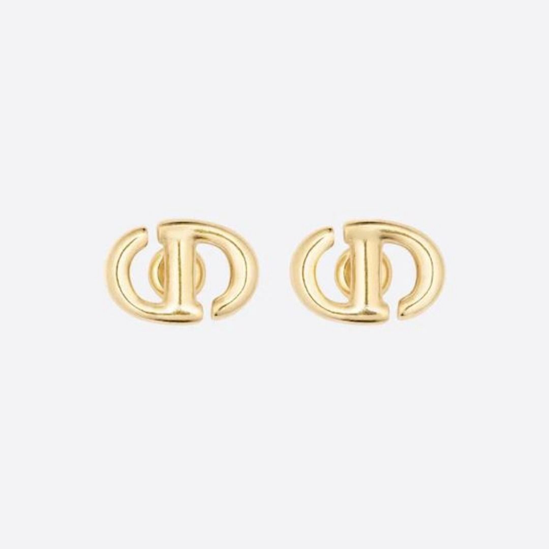 【新作】DIOR CDネイビースタッド メンズ ピアス シンプル 人気