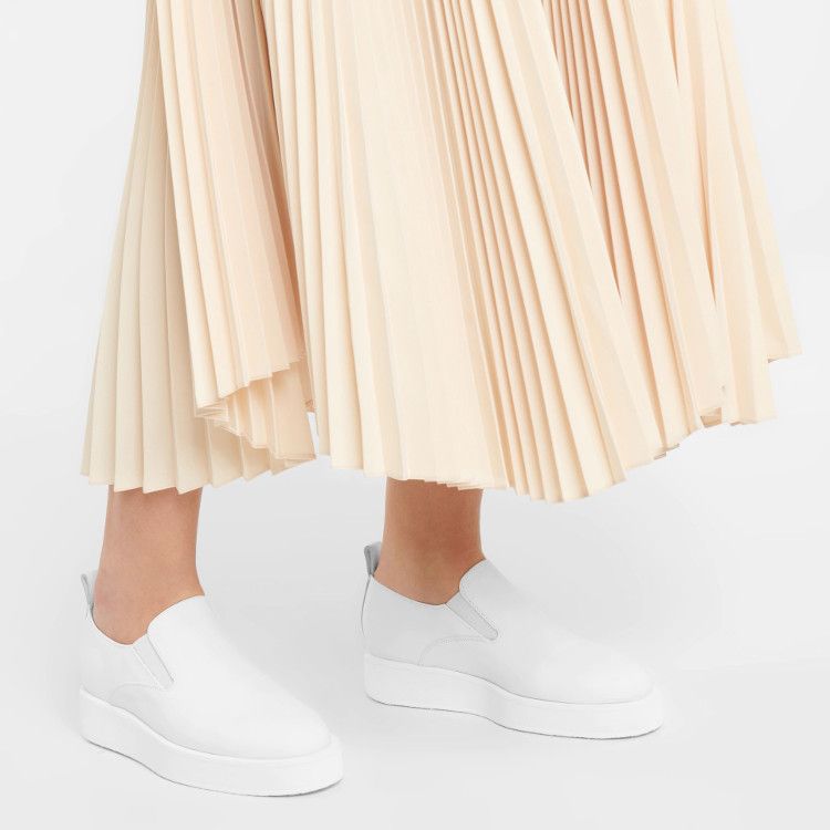 21Pre-FALL Jil Sanderジルサンダー レザースリッポンスニーカー (Jil 21Pre-FALL Jil Sanderジルサンダー レザースリッポンスニーカー (Jil