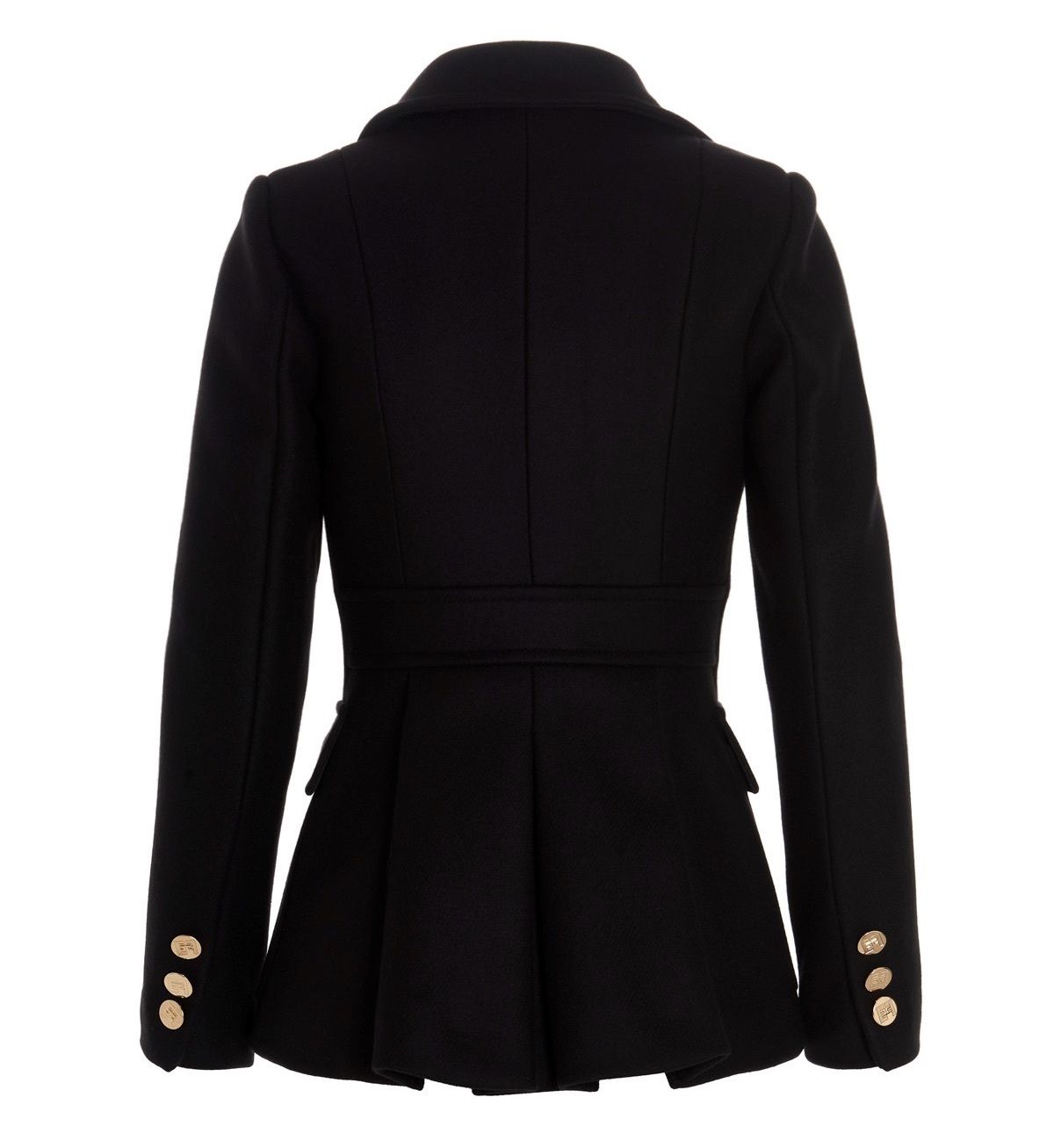 ELISABETTA FRANCHI】ショート ウールブレンド コート (ELISABETTA ELISABETTA FRANCHI】ショート ウールブレンド コート (ELISABETTA
